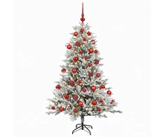 Dirbtinė kalėdinė eglutė su rutuliuku 120 cm 150 LED
