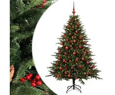 Dirbtinė kalėdinė eglutė su rutuliuku 120 cm 150 LED
