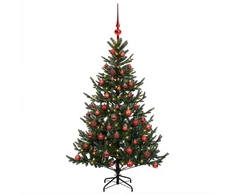 Dirbtinė kalėdinė eglutė su rutuliuku 120 cm 150 LED