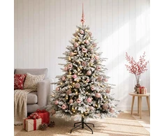 Dirbtinė kalėdinė eglutė su rutuliuku 120 cm 150 LED