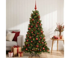 Dirbtinė kalėdinė eglutė su rutuliuku 120 cm 150 LED