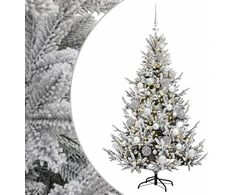 Dirbtinė kalėdinė eglutė su rutuliuku 120 cm 150 LED