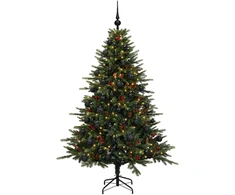 Dirbtinė kalėdinė eglutė su rutuliuku 120 cm 150 LED