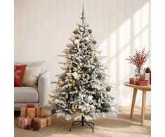 Dirbtinė kalėdinė eglutė su rutuliuku 120 cm 150 LED