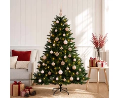Dirbtinė kalėdinė eglutė su rutuliuku 120 cm 150 LED