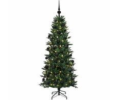 Dirbtinė kalėdinė eglutė su rutuliuku 120 cm 150 LED