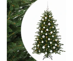 Dirbtinė kalėdinė eglutė su rutuliuku 120 cm 150 LED