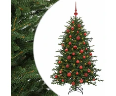 Dirbtinė kalėdinė eglutė su rutuliuku 120 cm 150 LED