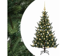 Dirbtinė kalėdinė eglutė su rutuliuku 120 cm 150 LED