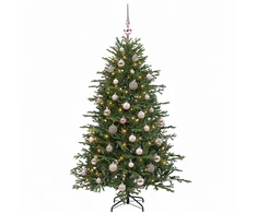 Dirbtinė kalėdinė eglutė su rutuliuku 120 cm 150 LED