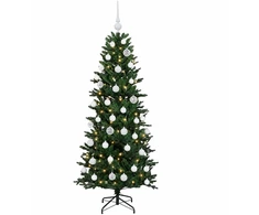 Dirbtinė kalėdinė eglutė su rutuliuku 120 cm 150 LED