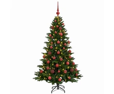 Dirbtinė kalėdinė eglutė su rutuliuku 120 cm 150 LED