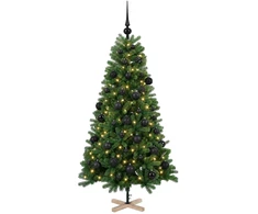 Dirbtinė kalėdinė eglutė su rutuliuku 120 cm 150 LED