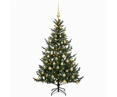 Dirbtinė kalėdinė eglutė su rutuliuku 120 cm 150 LED