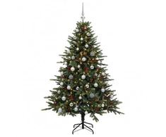 Dirbtinė kalėdinė eglutė su rutuliuku 120 cm 150 LED