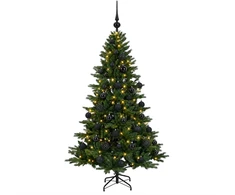 Dirbtinė kalėdinė eglutė su rutuliuku 120 cm 150 LED