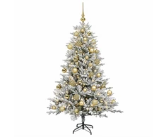 Dirbtinė kalėdinė eglutė su rutuliuku 120 cm 150 LED