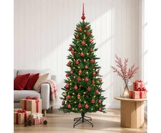 Dirbtinė kalėdinė eglutė su rutuliuku 120 cm 150 LED