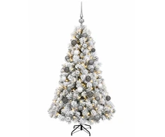 Dirbtinė kalėdinė eglutė su rutuliuku 120 cm 150 LED