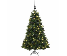 Dirbtinė kalėdinė eglutė su rutuliuku 120 cm 150 LED