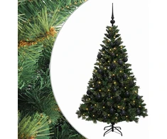Dirbtinė kalėdinė eglutė su rutuliuku 120 cm 150 LED