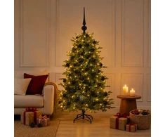 Dirbtinė kalėdinė eglutė su rutuliuku 120 cm 150 LED