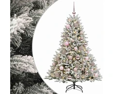 Dirbtinė kalėdinė eglutė su rutuliuku 120 cm 150 LED