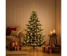 Dirbtinė kalėdinė eglutė su rutuliuku 120 cm 150 LED
