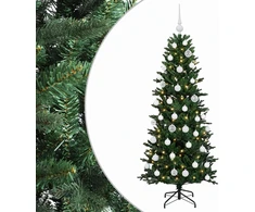 Dirbtinė kalėdinė eglutė su rutuliuku 120 cm 150 LED
