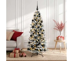 Dirbtinė kalėdinė eglutė su rutuliuku 120 cm 150 LED