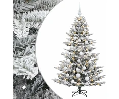 Dirbtinė kalėdinė eglutė su rutuliuku 120 cm 150 LED