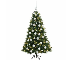 Dirbtinė kalėdinė eglutė su rutuliuku 120 cm 150 LED