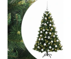 Dirbtinė kalėdinė eglutė su rutuliuku 120 cm 150 LED
