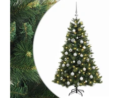 Dirbtinė kalėdinė eglutė su rutuliuku 120 cm 150 LED