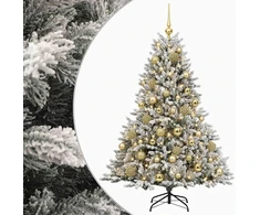 Dirbtinė kalėdinė eglutė su rutuliuku 120 cm 150 LED