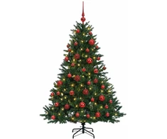 Dirbtinė kalėdinė eglutė su rutuliuku 120 cm 150 LED