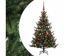 Dirbtinė kalėdinė eglutė su rutuliuku 120 cm 150 LED
