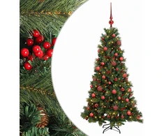 Dirbtinė kalėdinė eglutė su rutuliuku 120 cm 150 LED