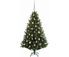 Dirbtinė kalėdinė eglutė su rutuliuku 120 cm 150 LED