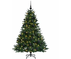Dirbtinė kalėdinė eglutė su rutuliuku 120 cm 150 LED