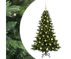 Dirbtinė kalėdinė eglutė su rutuliuku 120 cm 150 LED