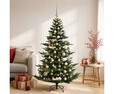 Dirbtinė kalėdinė eglutė su rutuliuku 120 cm 150 LED