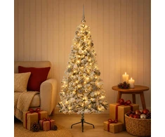 Dirbtinė kalėdinė eglutė su rutuliuku 120 cm 150 LED