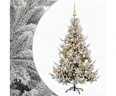 Dirbtinė kalėdinė eglutė su rutuliuku 150 cm 150 LED