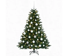 Dirbtinė kalėdinė eglutė su rutuliuku 150 cm 150 LED