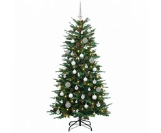 Dirbtinė kalėdinė eglutė su rutuliuku 150 cm 150 LED