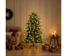 Dirbtinė kalėdinė eglutė su rutuliuku 150 cm 150 LED
