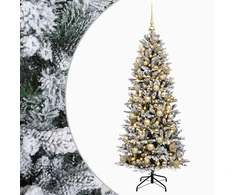 Dirbtinė kalėdinė eglutė su rutuliuku 150 cm 150 LED