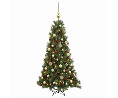 Dirbtinė kalėdinė eglutė su rutuliuku 150 cm 150 LED