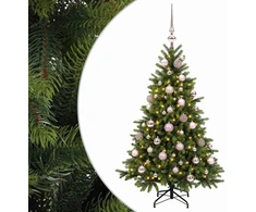 Dirbtinė kalėdinė eglutė su rutuliuku 150 cm 150 LED